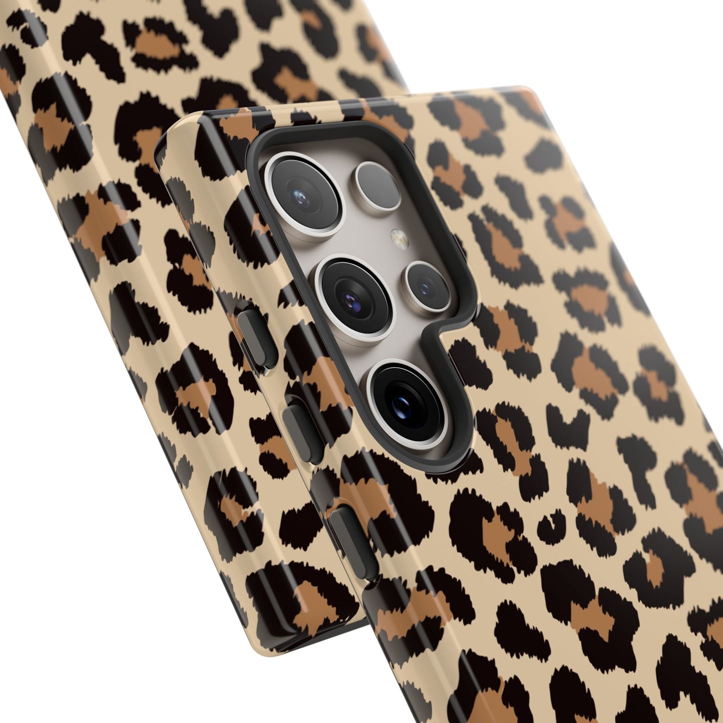 Wild Leopard Print Tough Samsung Galaxy Case – Bold Animal Pattern Design with Dual - Layer Protection - BOGO Cases