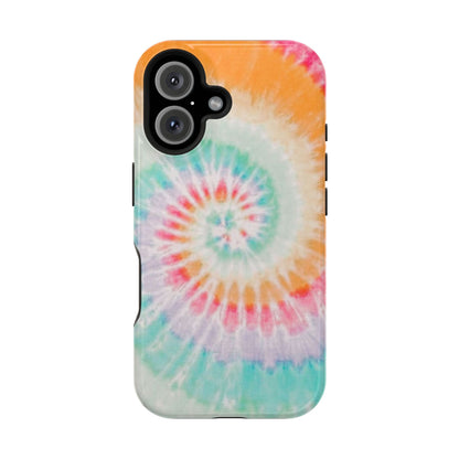 Pastel Tie-Dye MagSafe iPhone Case – Soft Colors & Magnetic Functionality