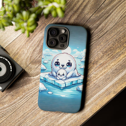 Arctic Embrace Seal iPhone Case