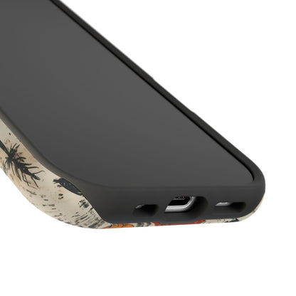 Tribal Bull Skull & Arrows Tough MagSafe iPhone Case – Rustic Western Design, Dual-Layer Protection