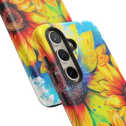 Vibrant Sunflower Splash - Samsung Galaxy Series Case