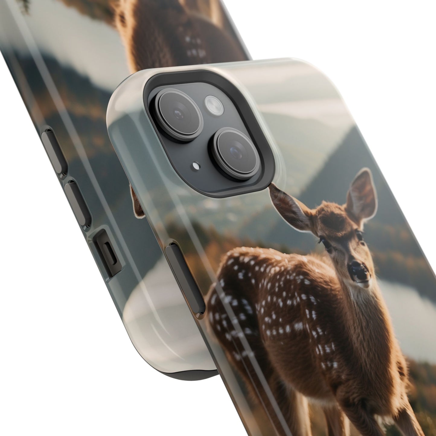 Whimsical Fawn in a Sunlit Forest MagSafe iPhone Case