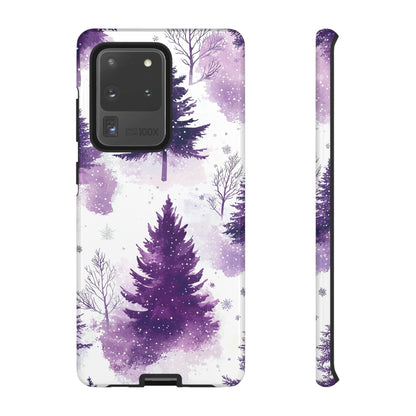 Purple Snowy Forest - Samsung Galaxy Series Case