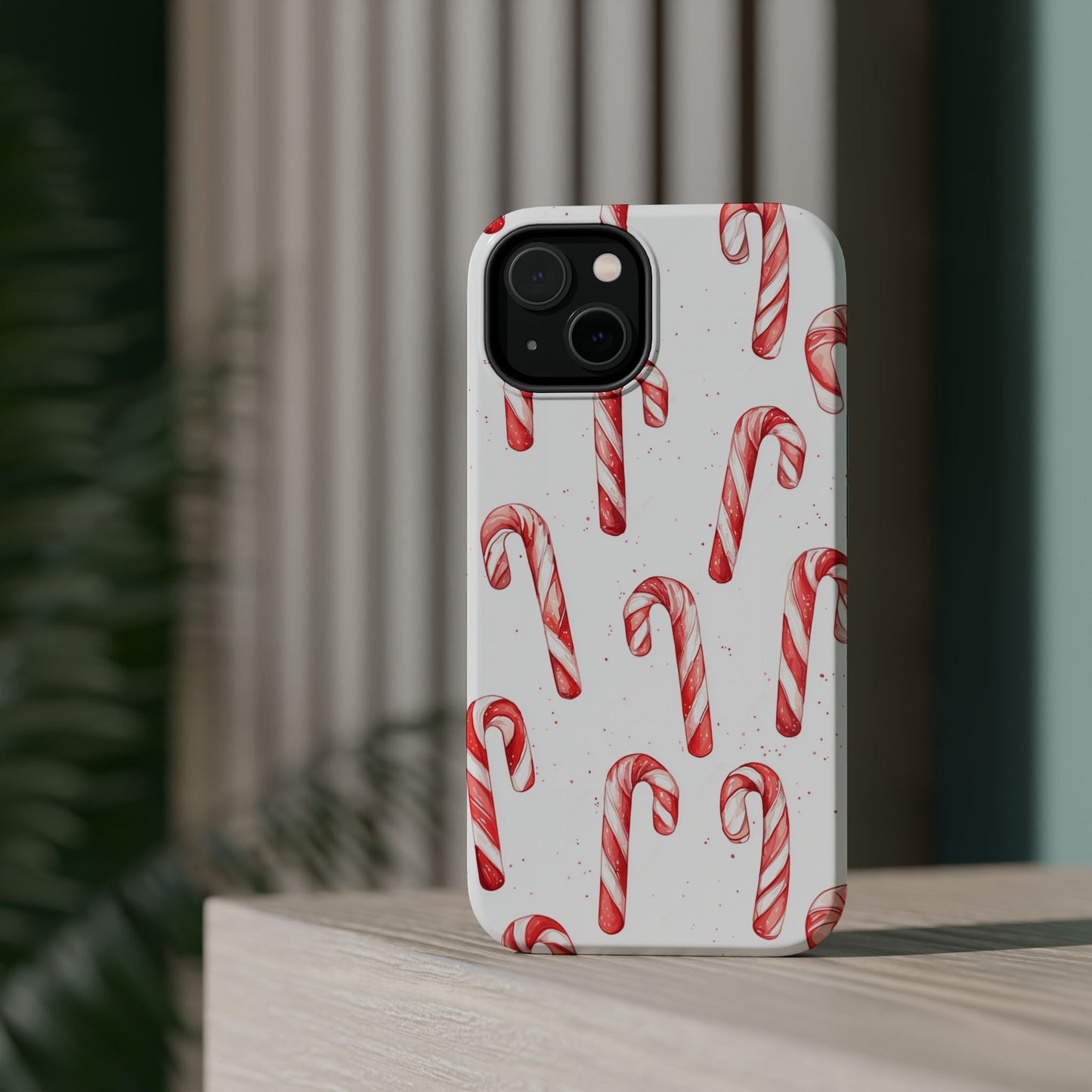 Candy Cane Christmas Pattern – MagSafe iPhone Series Case