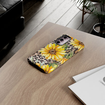 Leopard Sunflower Chic - Samsung Galaxy Series Case