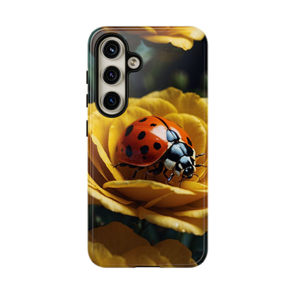 Samsung Galaxy Case: Ladybug on Yellow Petals