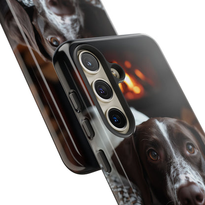 Relaxed German Shorthaired Pointer Samsung Galaxy Case – Rustic Charm Protective Cover