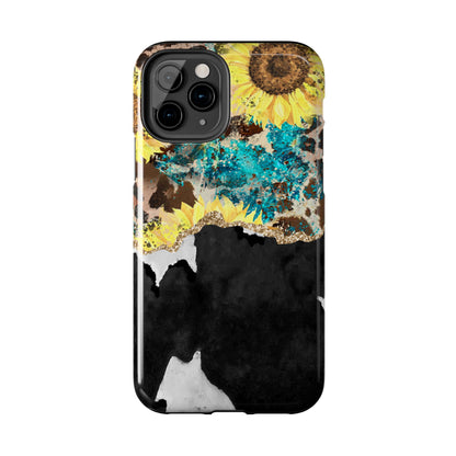 Rustic Sunflower Leopard Glam - iPhone Series Case