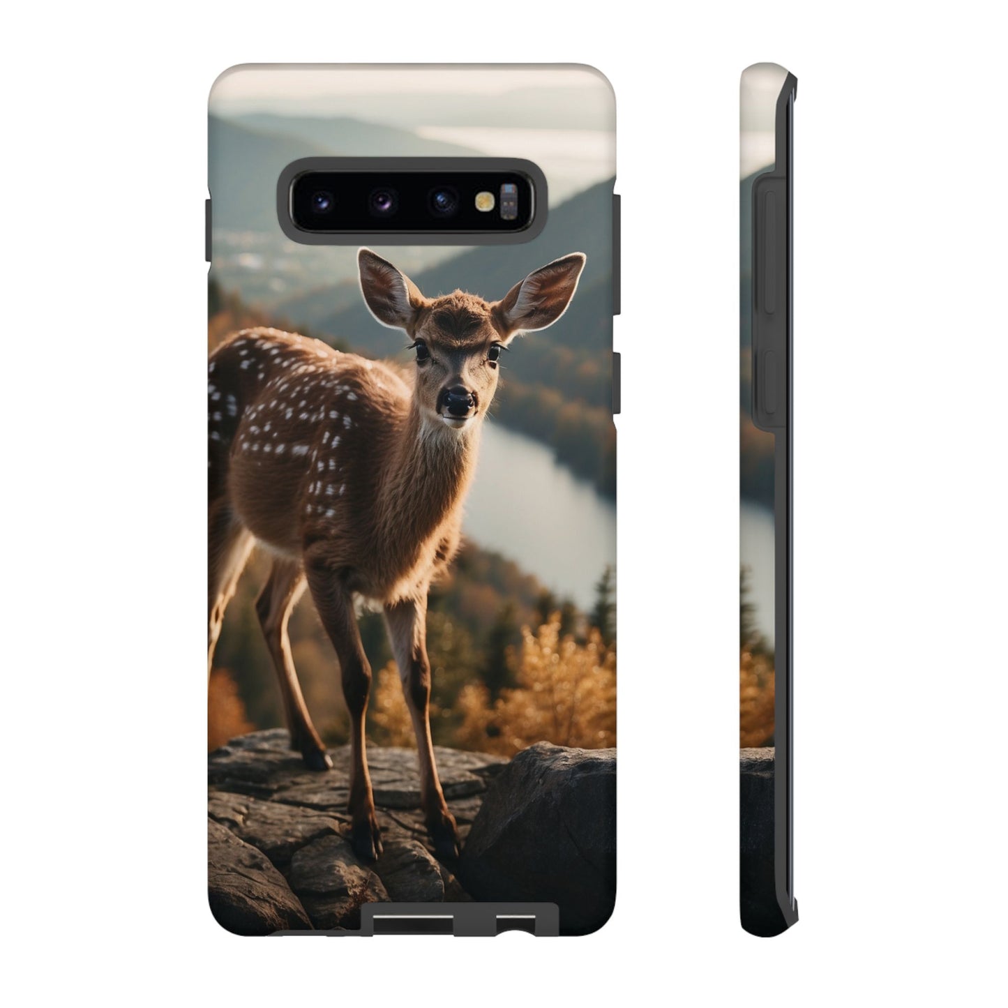 Whimsical Fawn in a Sunlit Forest iPhone Case