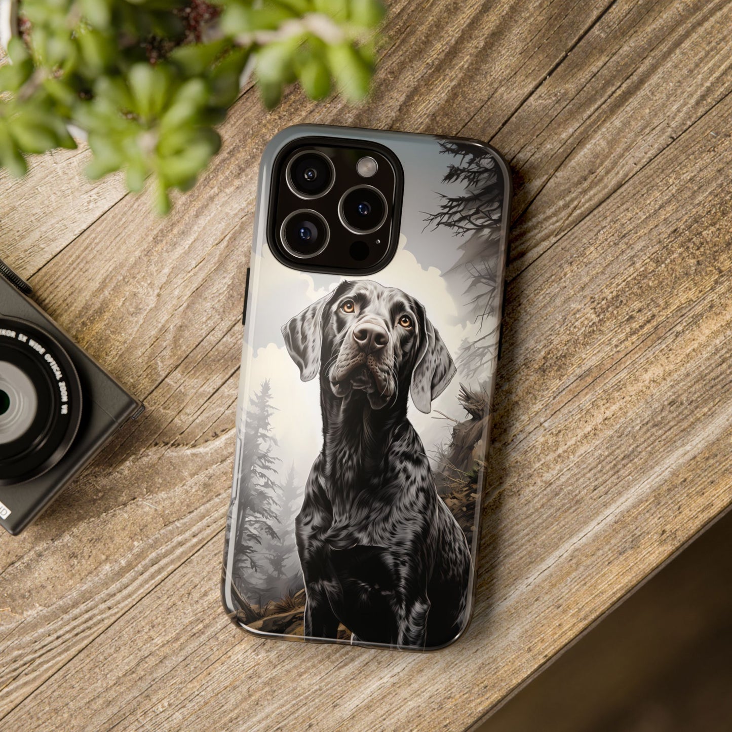 German Shorthair Pointer Phone Case - Tough & Durable with Dual Layer Protection!