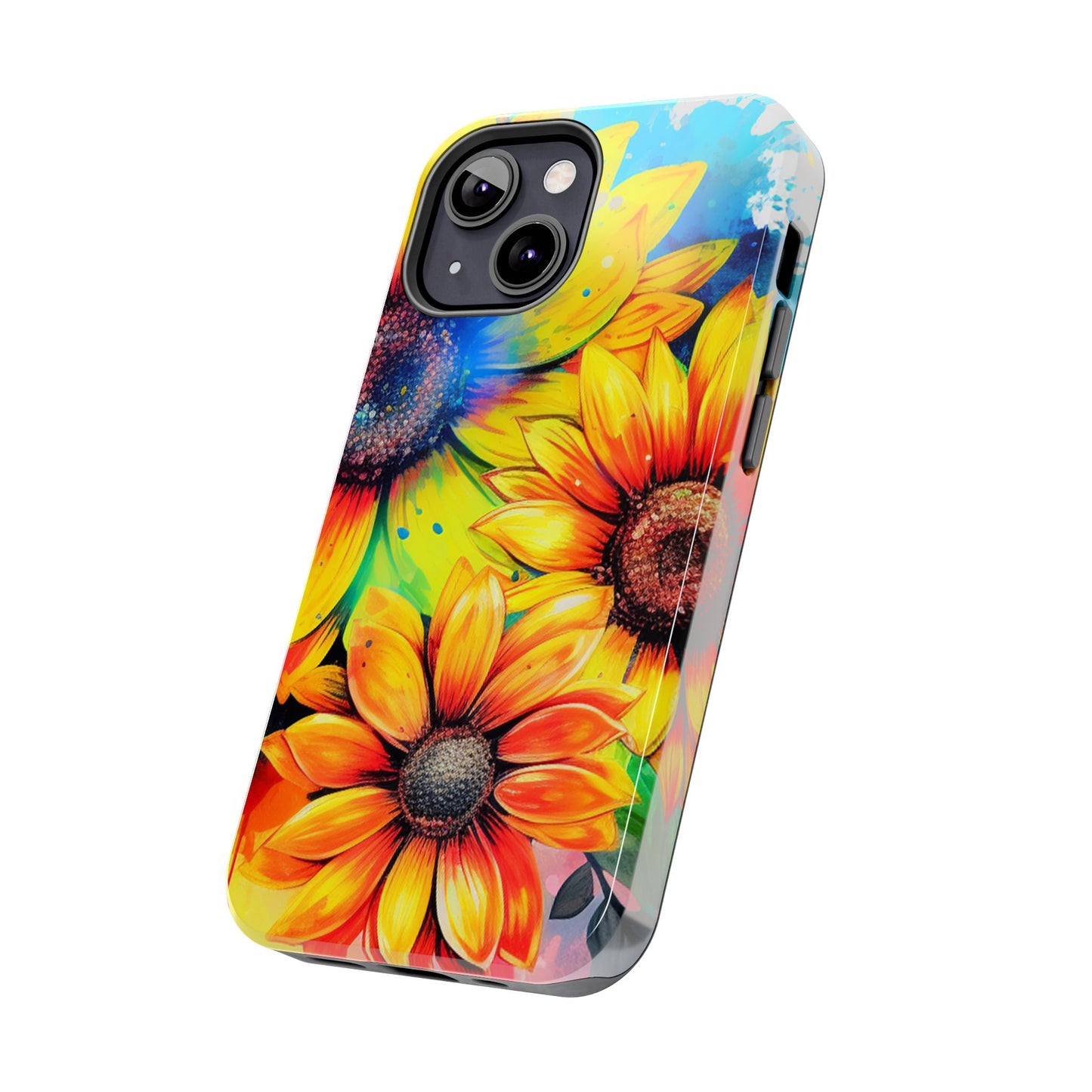 Vibrant Sunflower Splash - iPhone Series Case