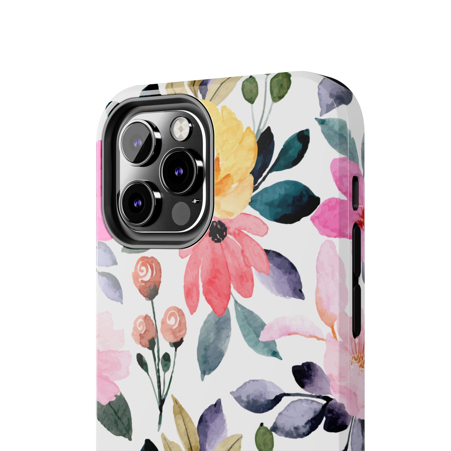 Blossoming Beauty – iPhone Series Case with Vibrant Watercolor Flowers