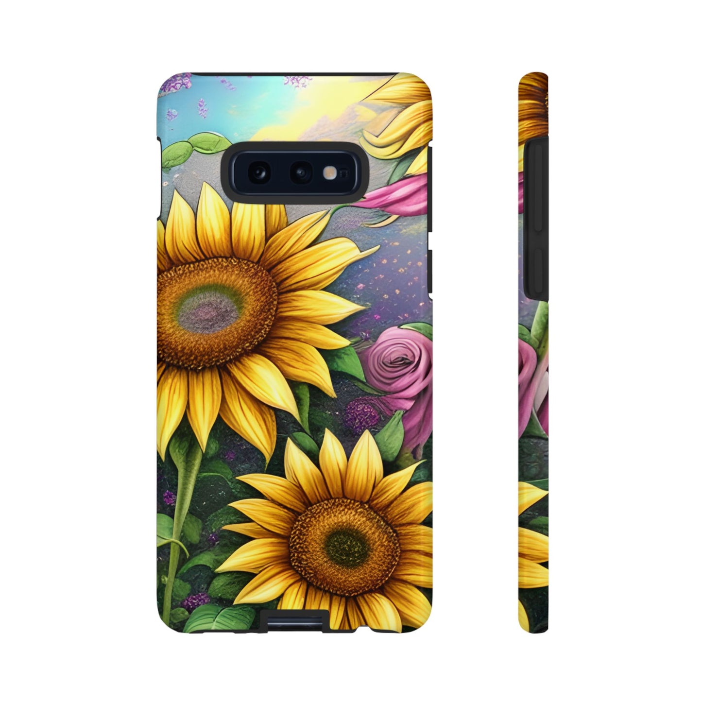 Whimsical Sunflower & Rose Garden - Samsung Galaxy Series Case