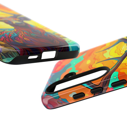 Vibrant Stag in Bloom – Samsung Galaxy Case