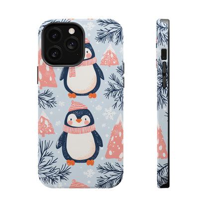 Penguin in Winter Wonderland MagSafe iPhone Case