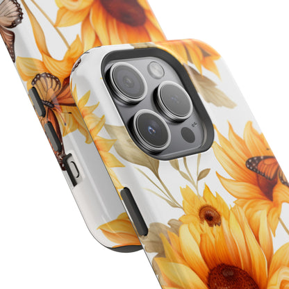 Sunflower & Monarch Garden - MagSafe iPhone Series Case