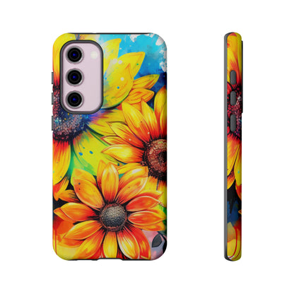 Vibrant Sunflower Splash - Samsung Galaxy Series Case