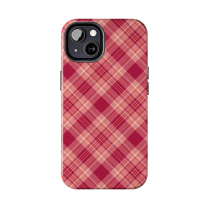 Rustic Red Plaid – iPhone Series Case