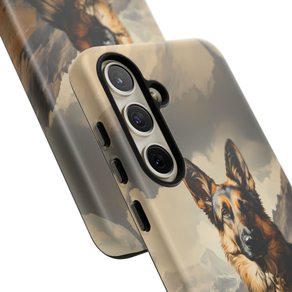 German Shepard Owners! Show Your Love For The Breed With This New iPhone & Samsung Galaxy Phone Case! Double Layered Protection! - BOGO Cases