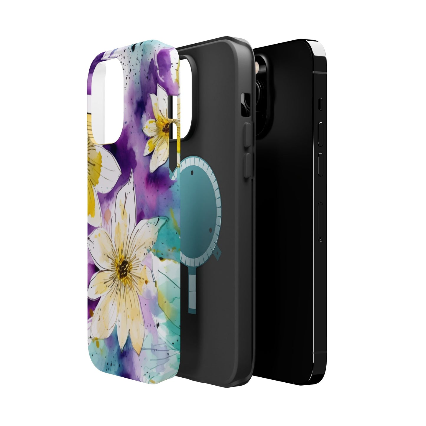 Abstract Floral Watercolor Splash - MagSafe iPhone Series Case