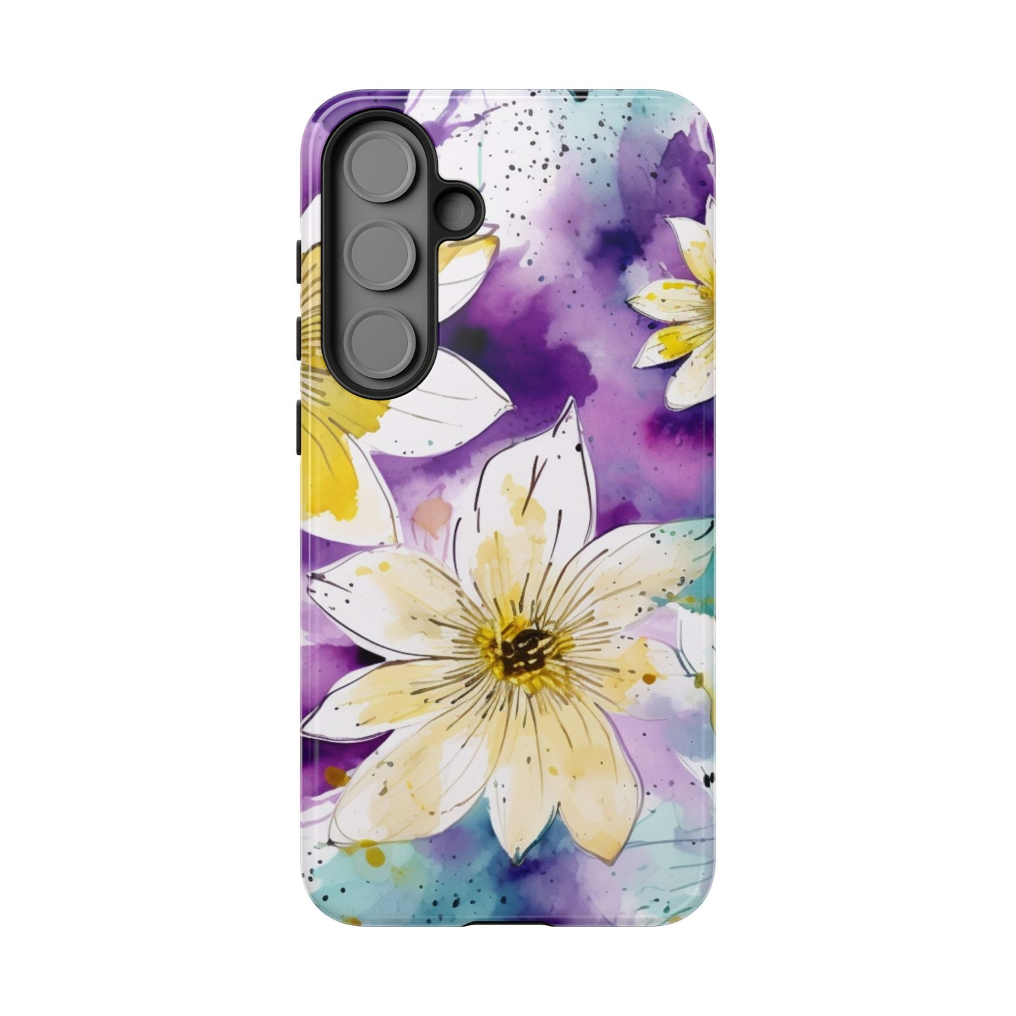 Abstract Floral Watercolor Splash - Samsung Galaxy Series Case