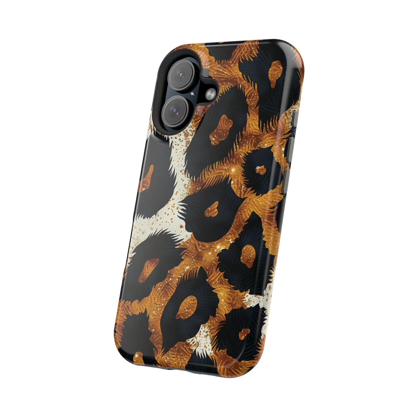 Safari Noir Gold Leopard iPhone Case