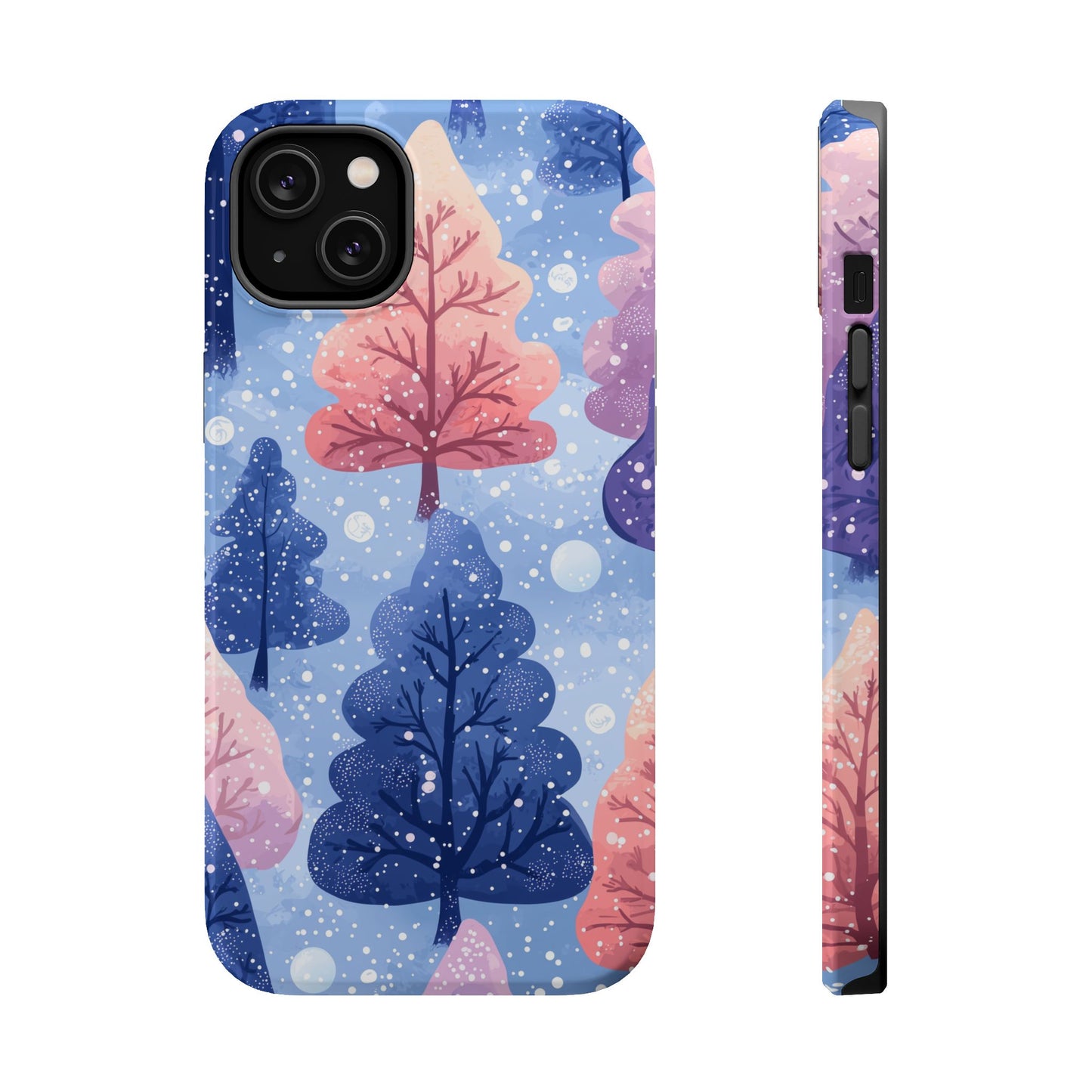 Pink & Purple Winter Wonderland - MagSafe iPhone Series Case