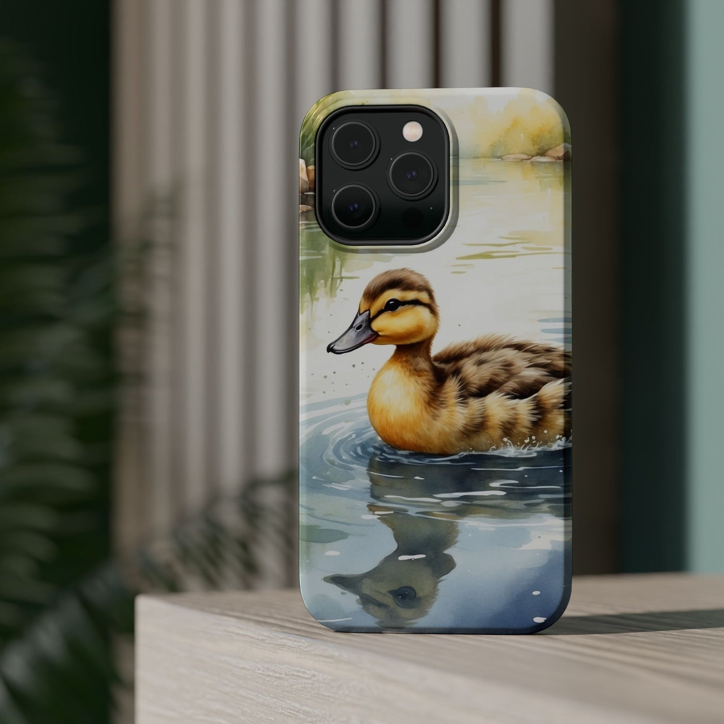 Graceful Duck Reflection – MagSafe iPhone Case