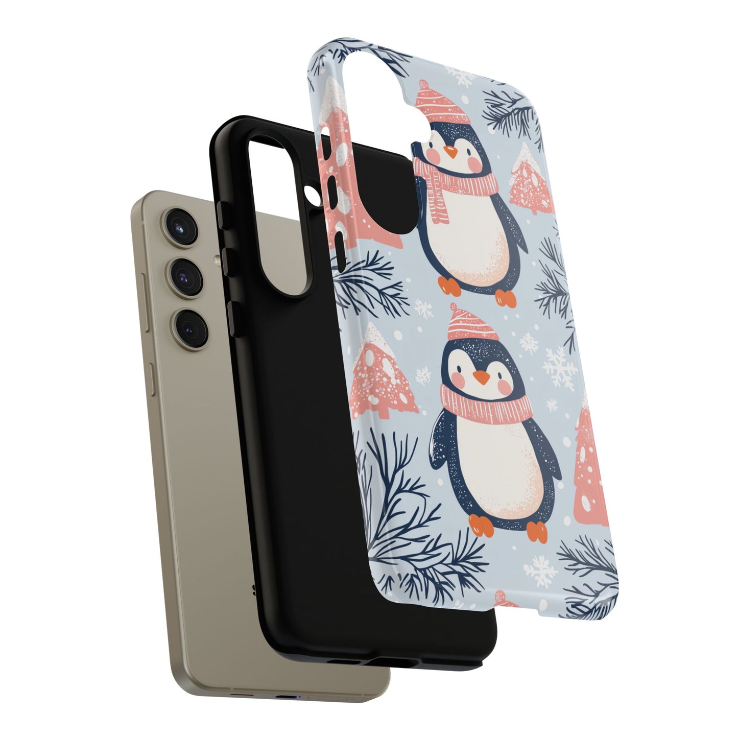 Penguin in Winter Wonderland Samsung Galaxy Case