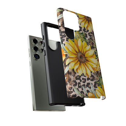 Leopard Sunflower Chic - Samsung Galaxy Series Case