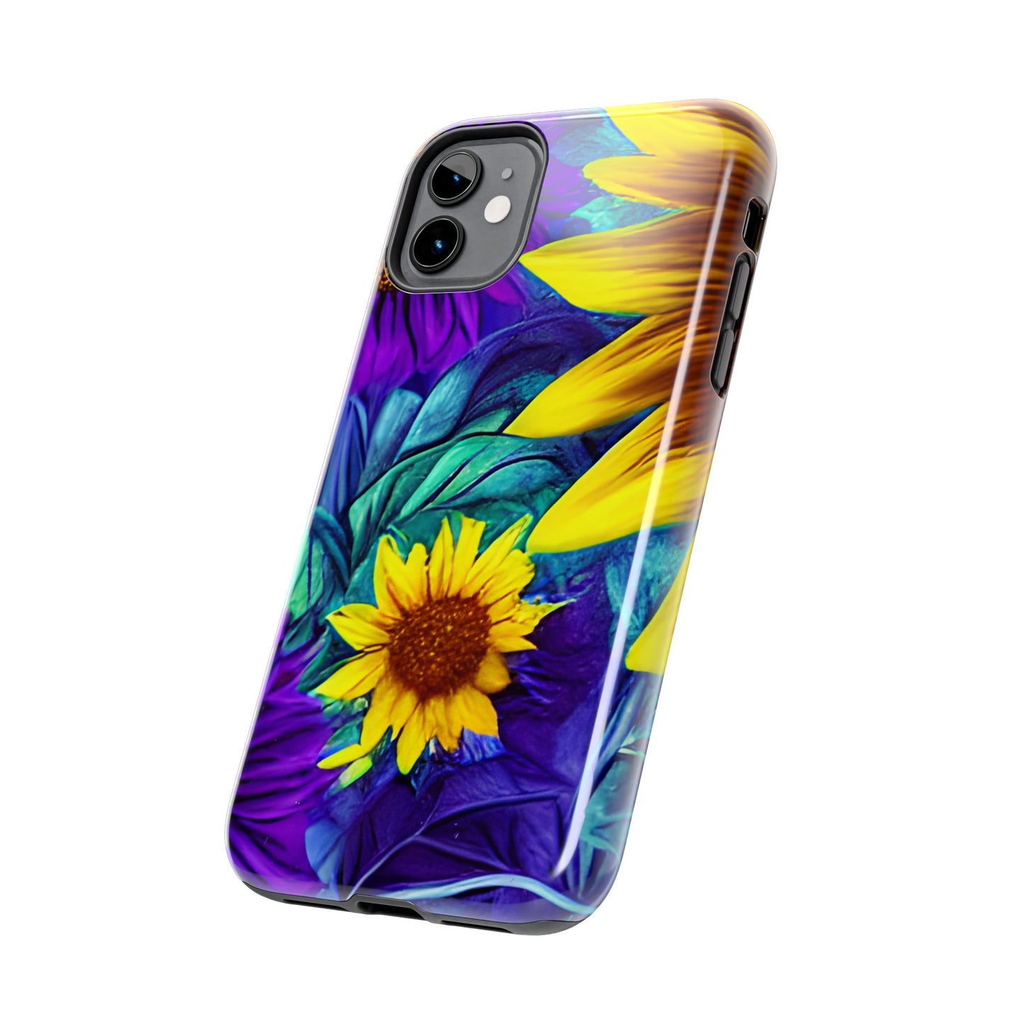 Purple & Gold Sunflower Dream - iPhone Series Case