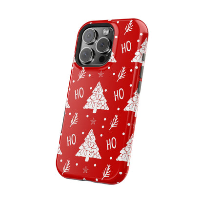 MagSafe iPhone Case: Ho Ho Ho – Christmas Tree Wonderland