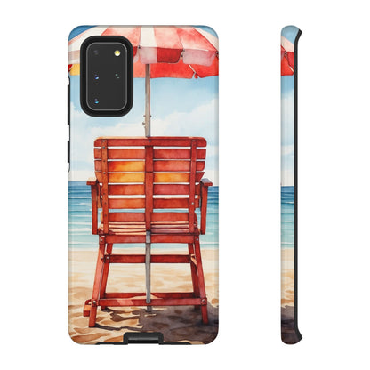 Beachfront Sunset Lounge Samsung Galaxy Case – Rearview Edition