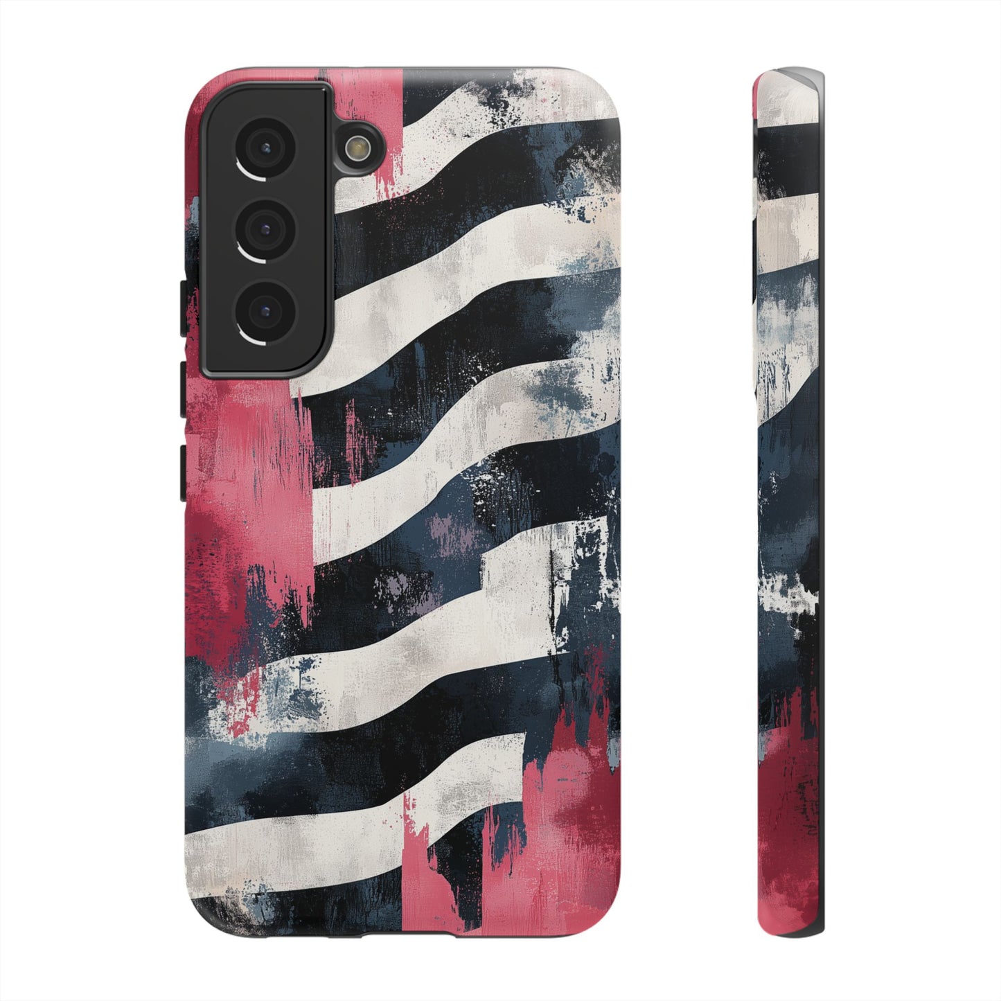 Blood Zebra Samsung Case – Bold Red & Black Pattern