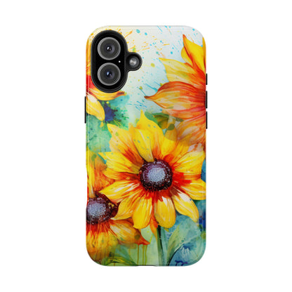 Watercolor Sunflower Splash - iPhone Series Case