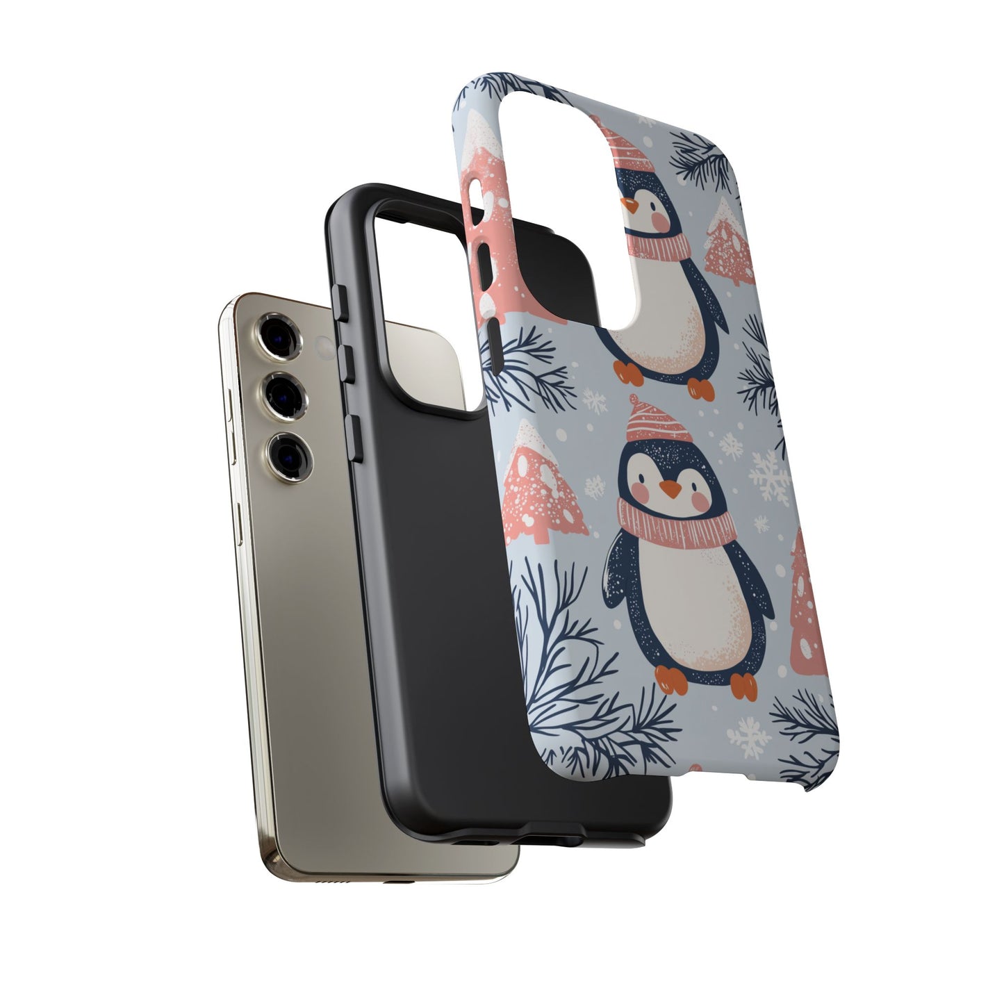 Penguin in Winter Wonderland Samsung Galaxy Case