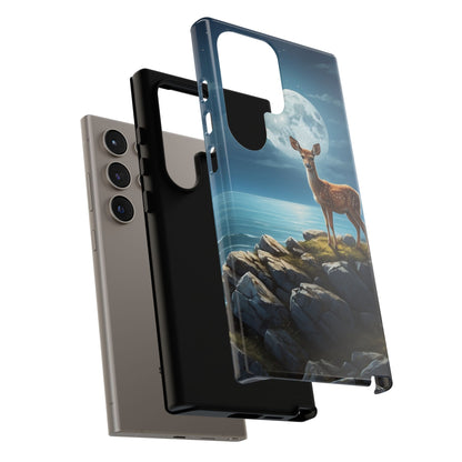 Enchanted Fawn Under the Moonlit Sky Samsung Galaxy Case