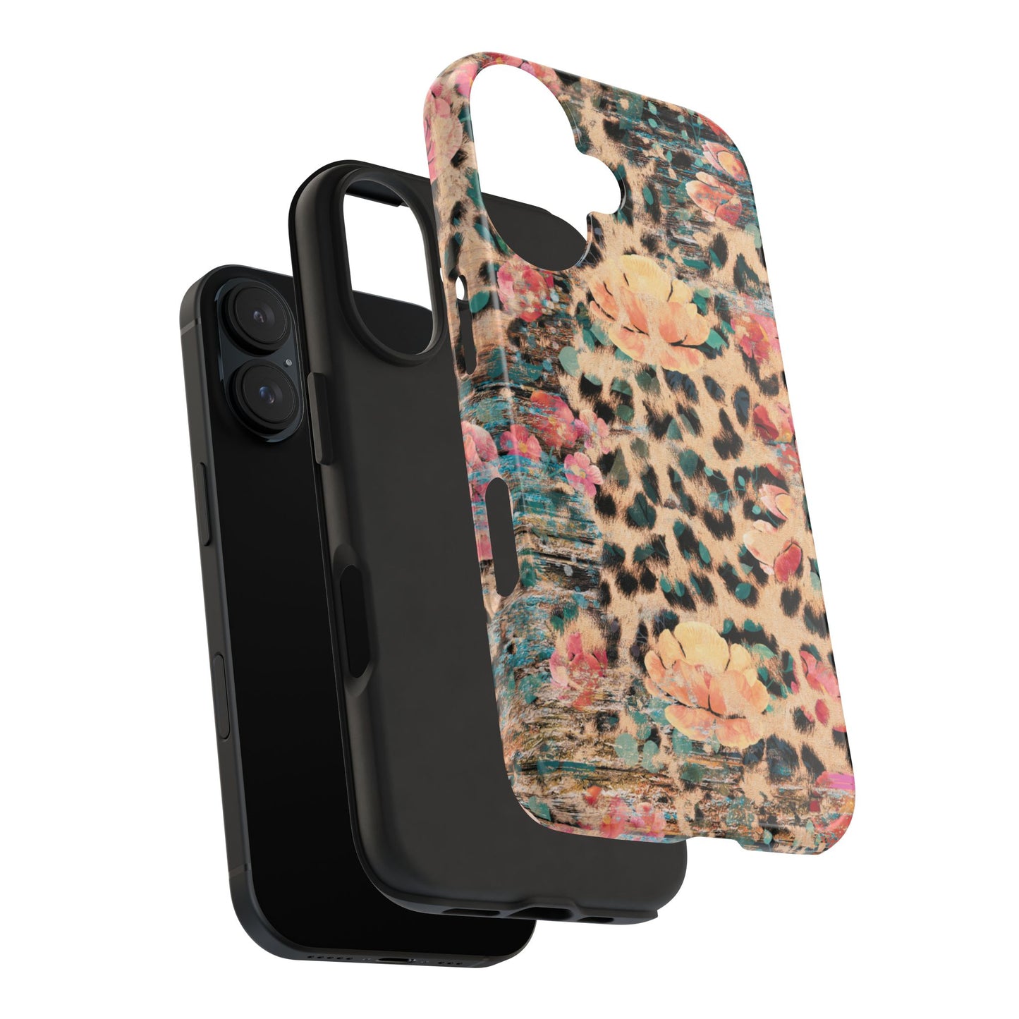 Rustic Floral Leopard - iPhone Series Case