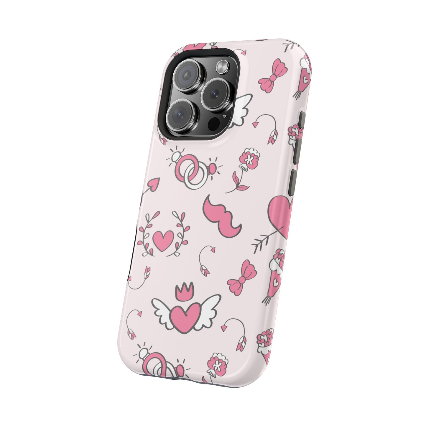 Pink Love Icons MagSafe Case