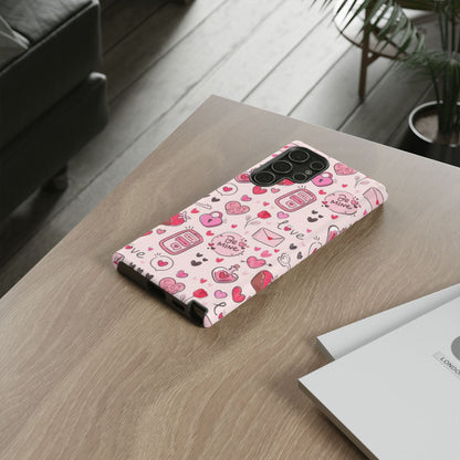 Samsung Galaxy Case: Playful Valentine's Day Icons Case