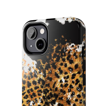 Bold Leopard Ink Splash - iPhone Series Case