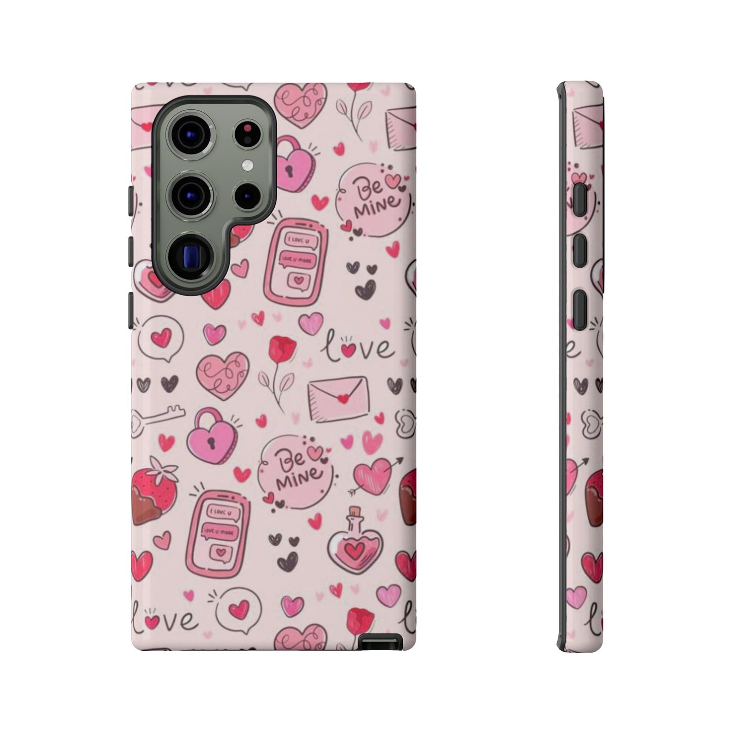 Samsung Galaxy Case: Playful Valentine's Day Icons Case