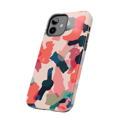 Modern Earthy Camo Abstract – iPhone Case