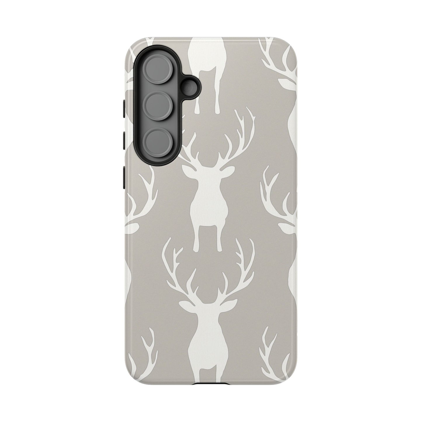 Minimalist Deer Silhouette Pattern – Samsung Galaxy Series Case