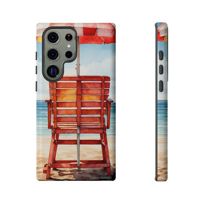 Beachfront Sunset Lounge Samsung Galaxy Case – Rearview Edition