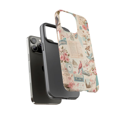 Vintage Collage iPhone Case - Retro Nostalgic Protective Cover