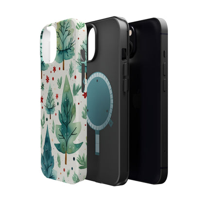 Watercolor Winter Forest - MagSafe iPhone Series Case