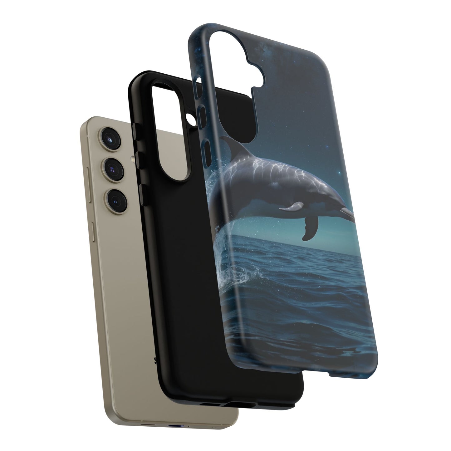 Midnight Ocean Dolphin - Samsung Galaxy Case