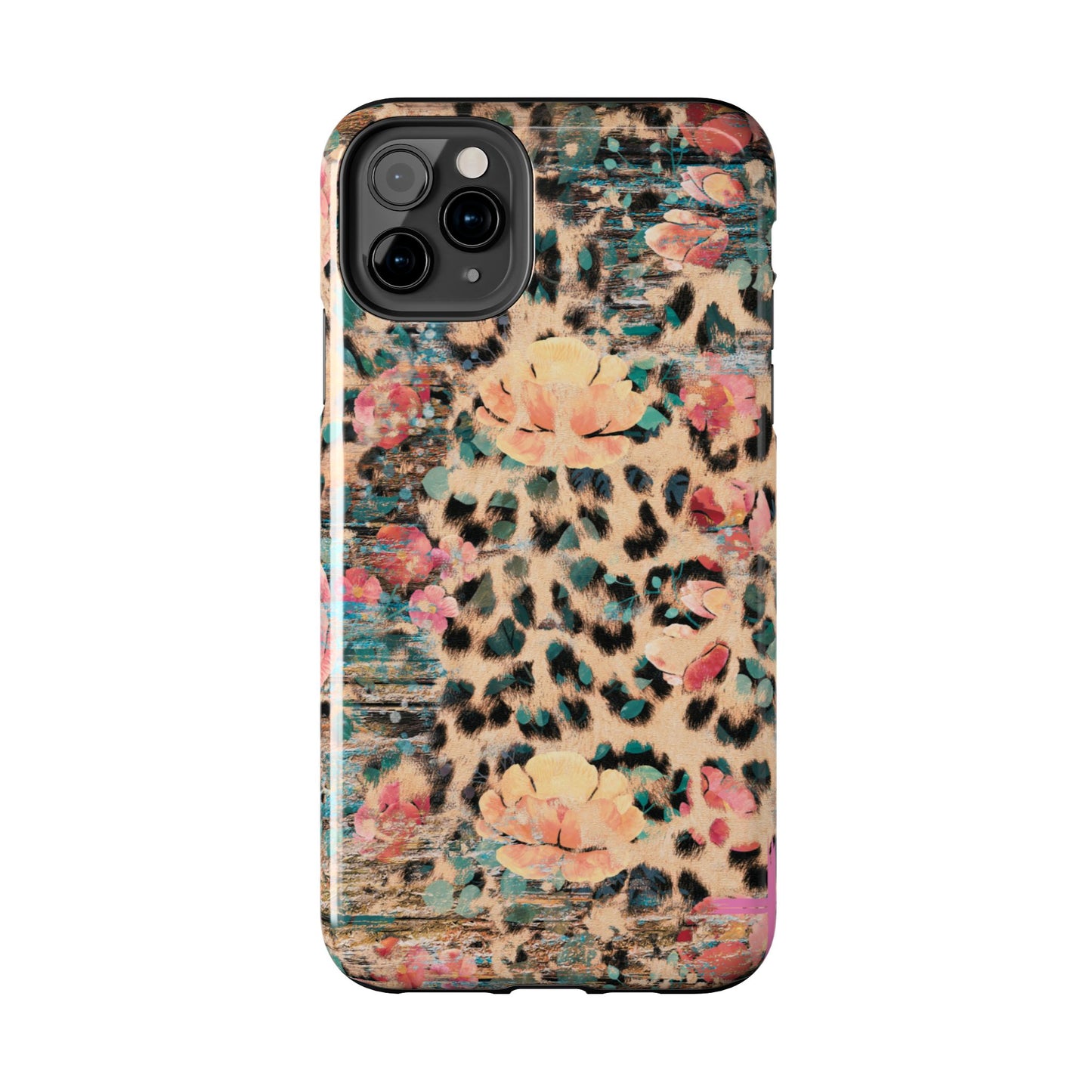 Rustic Floral Leopard - iPhone Series Case