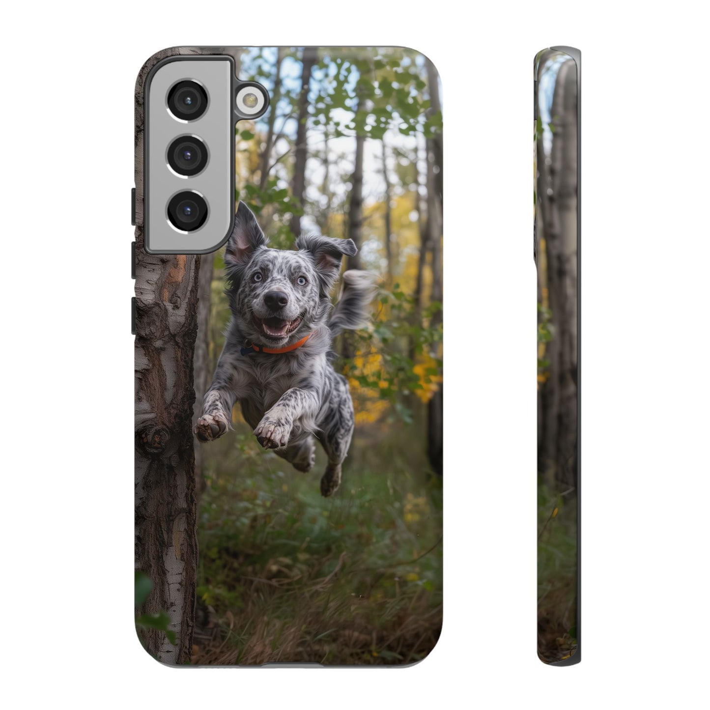 Happy Forest Dog iPhone Case – Nature-Inspired Protective Cover